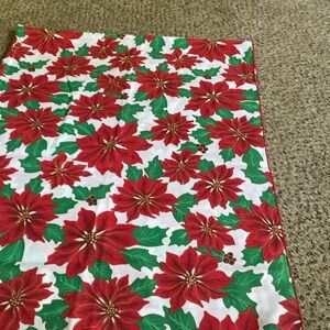 Christmas Poinsettia Tablecloth